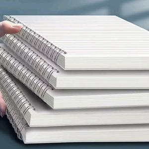 Lined/Grid/Blank Notebook A6 A5 B5 A4 Double Spring Notepad School Supplies Coil Notebooks