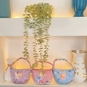 ELSHANUM - Mukena Travel Rosella Silk 2in1 Dewasa Jumbo Lasercut Atasan Bawahan Motif Cantik Tas mini Free Sajadah dan Cantelan