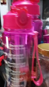 Product Review of FoodGrade Botol Beranak 2 Liter + 1000ml + 500ml Botol Minum Viral 1 set BPA FREE Plastik Putih Sedotan Bottles Kitchenware from C**i 0