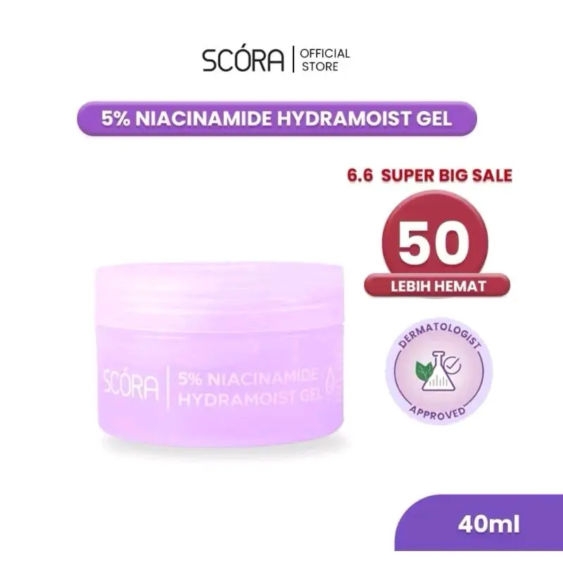SCORA 5% Niacinamide Hydramoist Gel Moisturizer  40ML 0