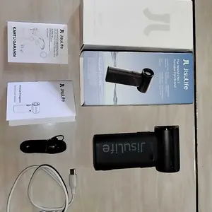 JISULIFE Handheld Fan Life9 Kipas Angin Mini Portable Pengumpul Angin Turbo 5000mAh Dengan Daya 5 Tingkat Pengaturan Angin Kencang yang Dapat Disesuaikan Alat Penurun Suhu Musim Panas