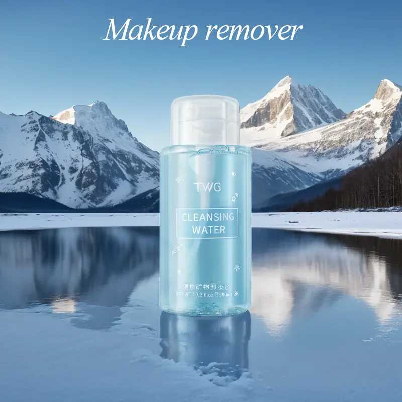 Air Penanggal Mekap Jenis Tekan Asid Amino, TWG, Membersihkan Muka Dengan Lembut, Air Penanggal Mekap Mineral, 300ml