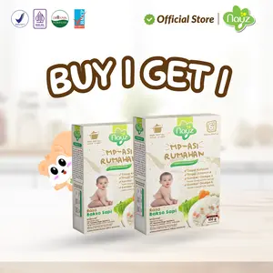 (BUY 1 GET 1) Nayz Beras Organik Rasa Bakso Sapi Fortifikasi Khusus MPASI Bayi 6+ Bulan - 100gr