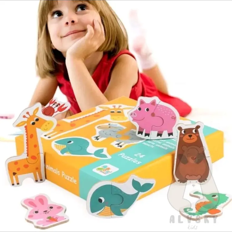 PUZZLE KAYU / JIGSAW PUZZLE / MATCHING PUZZLE LUCU Anak Games 1