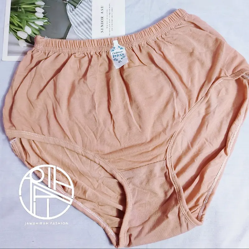Celana Dalam Cewek Dewasa Jumbo 120Kg Katun High Quality Lembut Celana Bumil Nyaman 6L 5L 4L 3L || Jawahirah fashion 7