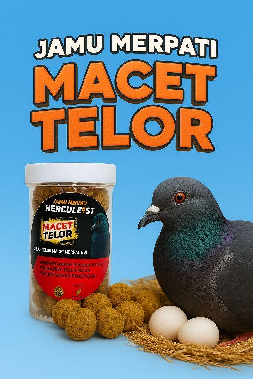 JAMU MACET TELOR Merpati Macet Telor isi 30 butir - Vitamin/supplement untuk Meningkatkan produktifitas, melancarkan proses bertelur, dan meningkatkan persentase penetasan