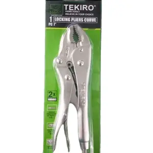 Tekiro Tang Buaya Bengkok 7" / 10" ( Locking Pliers Curve 7" / 10" )