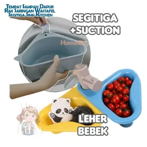 Saringan wastafel / tempat sampah wastafel / tempat spons cuci piring