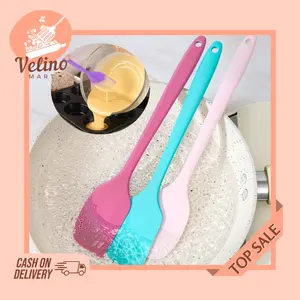 Spatula Sodet Silicone Masak Food Grade Tahan Panas / Sendok Pengaduk Adonan Kue Anti Lengket
