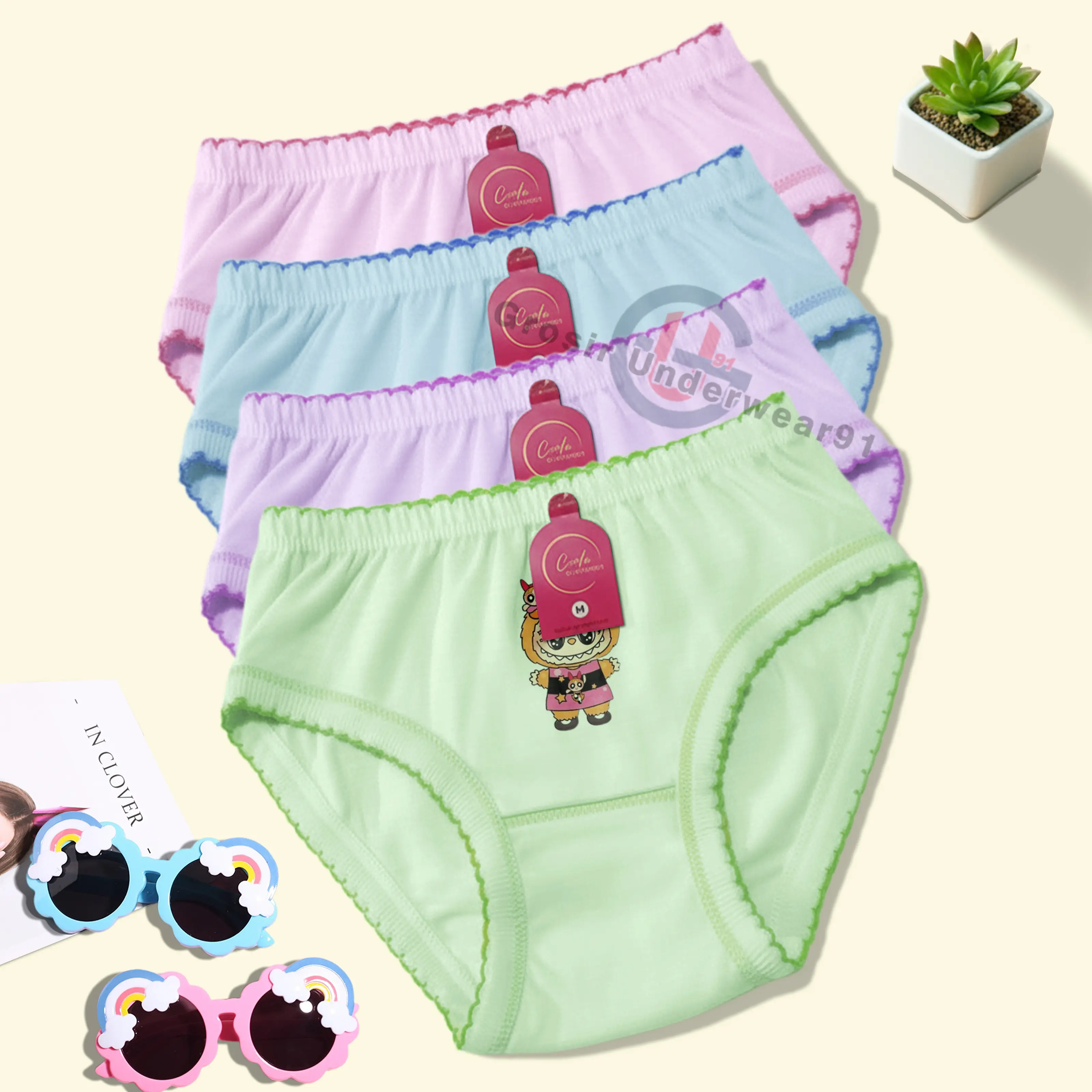 12 Pcs Cd Anak Perempuan Starkids , S/M/L/XL, Cd Anak Cewek , Cd Anak Perempuan / Dalaman Anak Perempuan