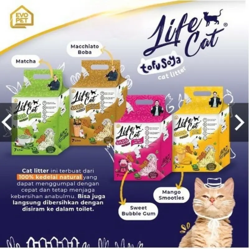 TOFU LIFECAT CAT LITTER PASIR KUCING 1