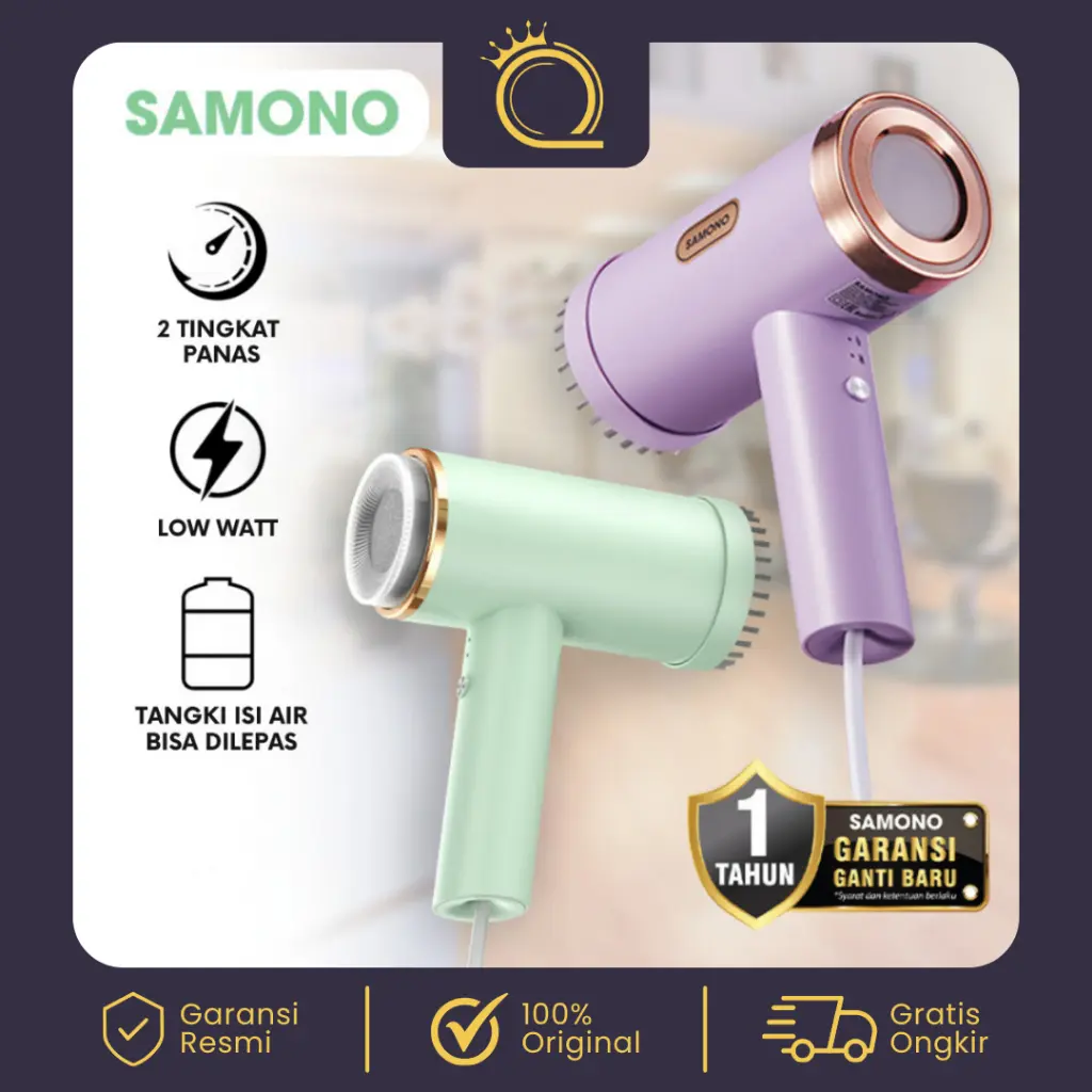 Samono 500W Setrika Uap Portable Multifungsi SW-GSG120