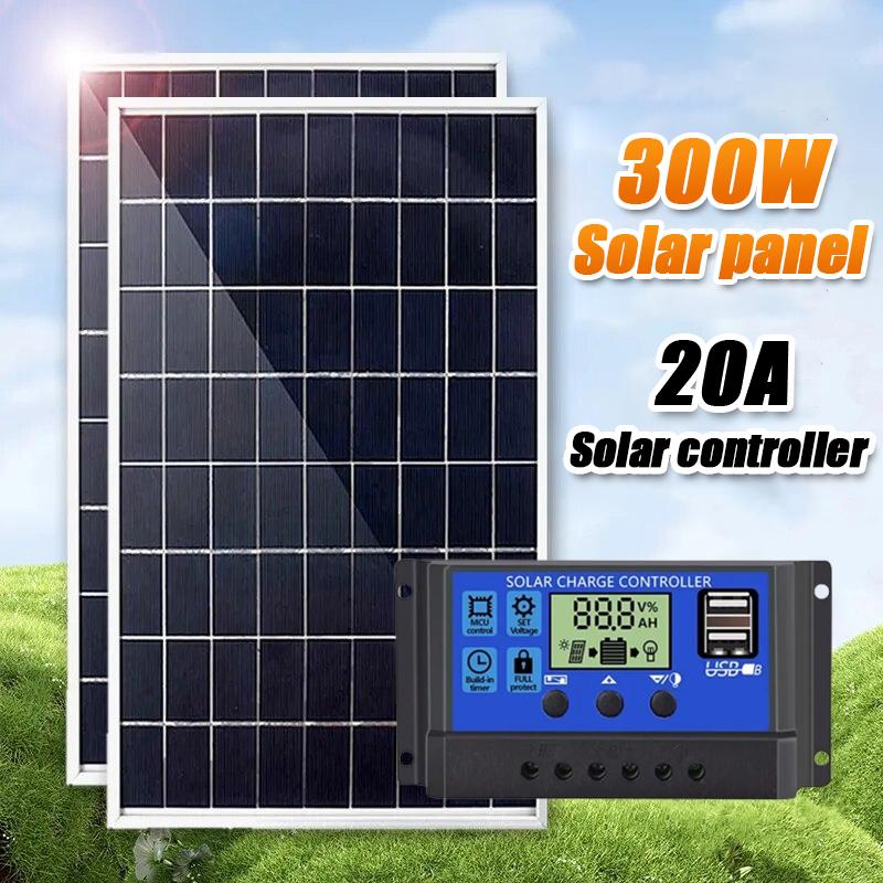 300 watts Solar Panel original 18Volt Pv Solar Cell Panel generator ...