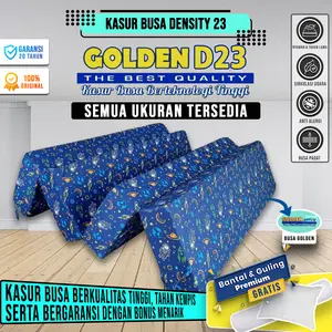 Kasur Busa Lipat GOLDEN D23 Bergaransi 20 Tahun Busa Tahan Kempis Dan Tahan Lama Berkualitas