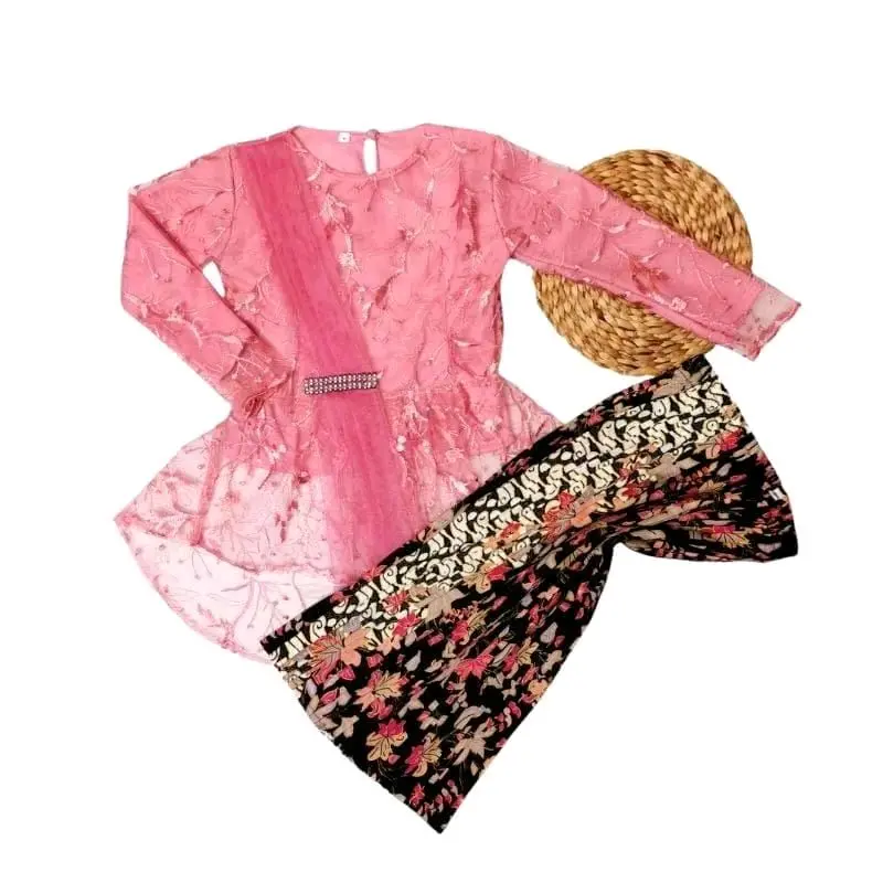 SATU SET LENGKAP KEBAYA SLENDANG AURORA ROK SPAN PLISKET, untuk  anak usia 4 sampai 14 tahun, Fashion kebaya anak perempuan,kebaya wisuda ,kebaya modern,kebaya anak,kebaya modern,kebaya cantik,kebaya tk,sd,smp. 6