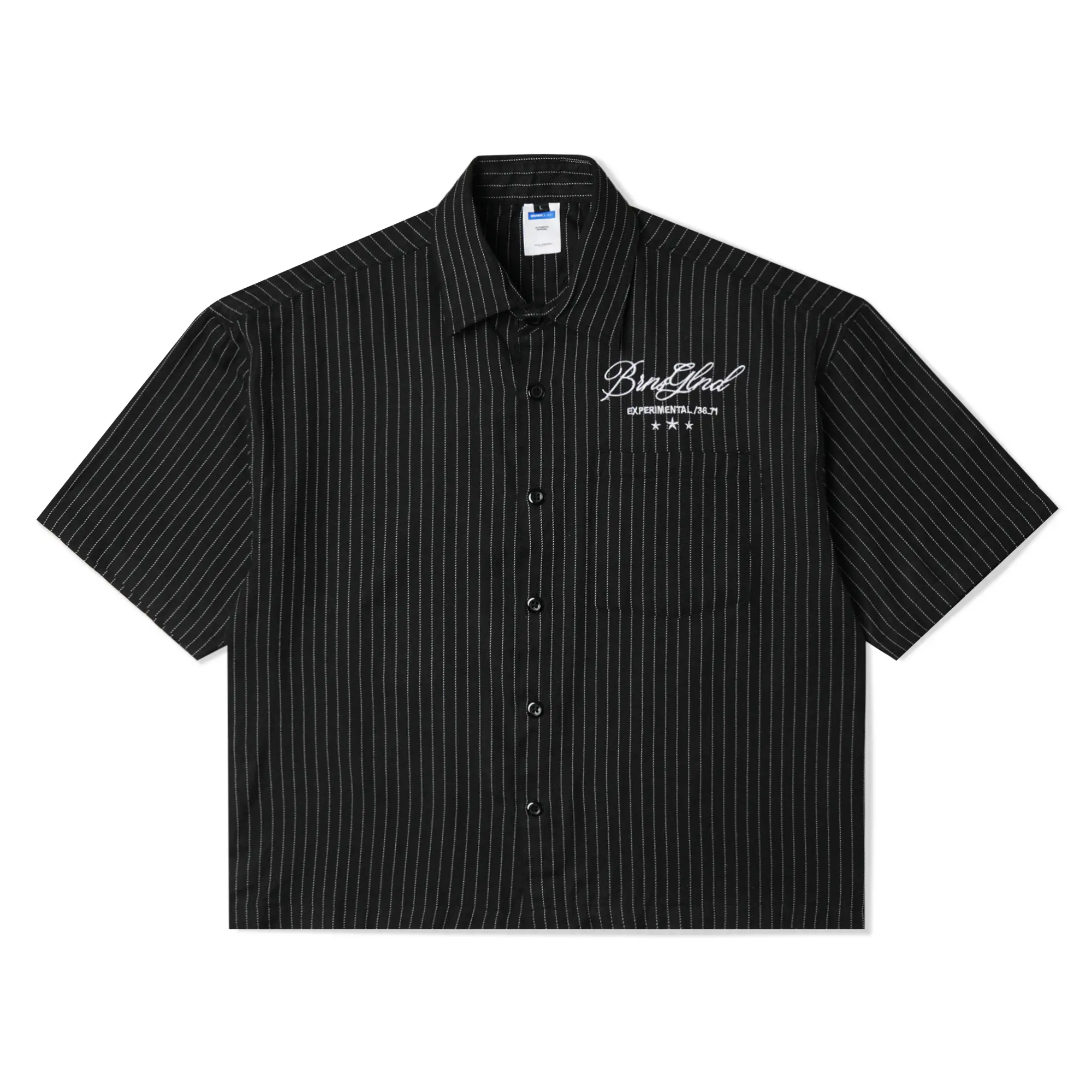 Kemeja Pendek Stripe | Unbrokeen | Boxy | Brainsgland