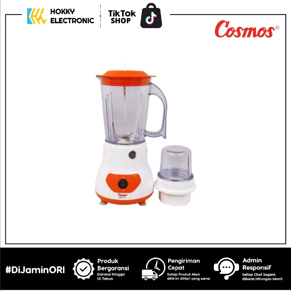 COSMOS CB-171P BLENDER 2IN1  PLASTIK ORIGINAL | cosmos cb-171p blender 2in1