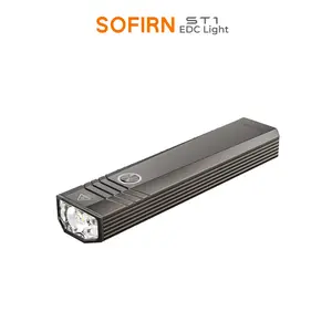 Sofirn ST1 Senter Datar Serbaguna 1500LM Jarak 226 Meter Baterai Internal 2100mAh 3.7V USB C Tahan Air IPX7 untuk Aktivitas Luar Ruangan dan Perjalanan Lampu Portabel