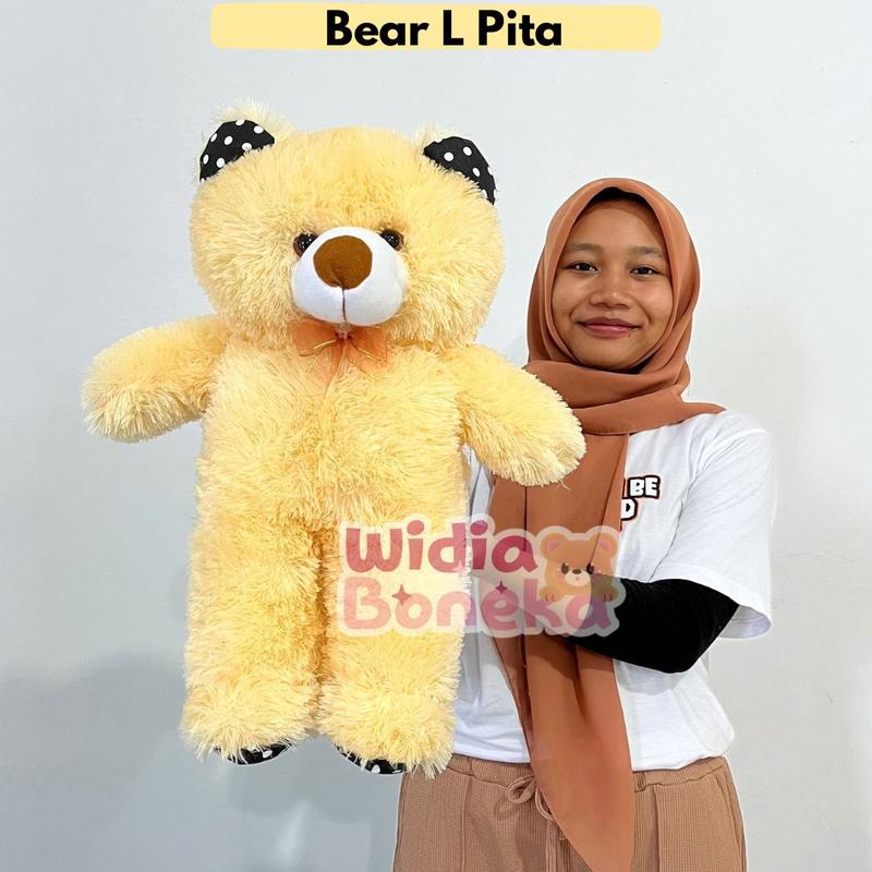 Boneka Beruang Teddy Bear L 55 cm Dolls Krem - Main Image