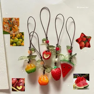 fruit phone strap by clouverme / keychain buah buahan