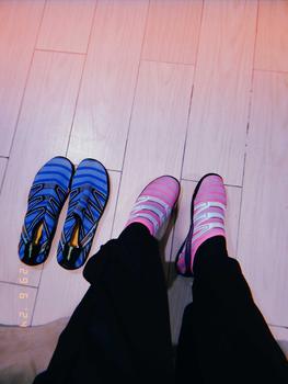 Product Review of KASUT RANDUK AIR / Soft Water Sport Swimming Socks Scuba Diving Surfing Snorkeling Beach Shoes from R**n ** 0