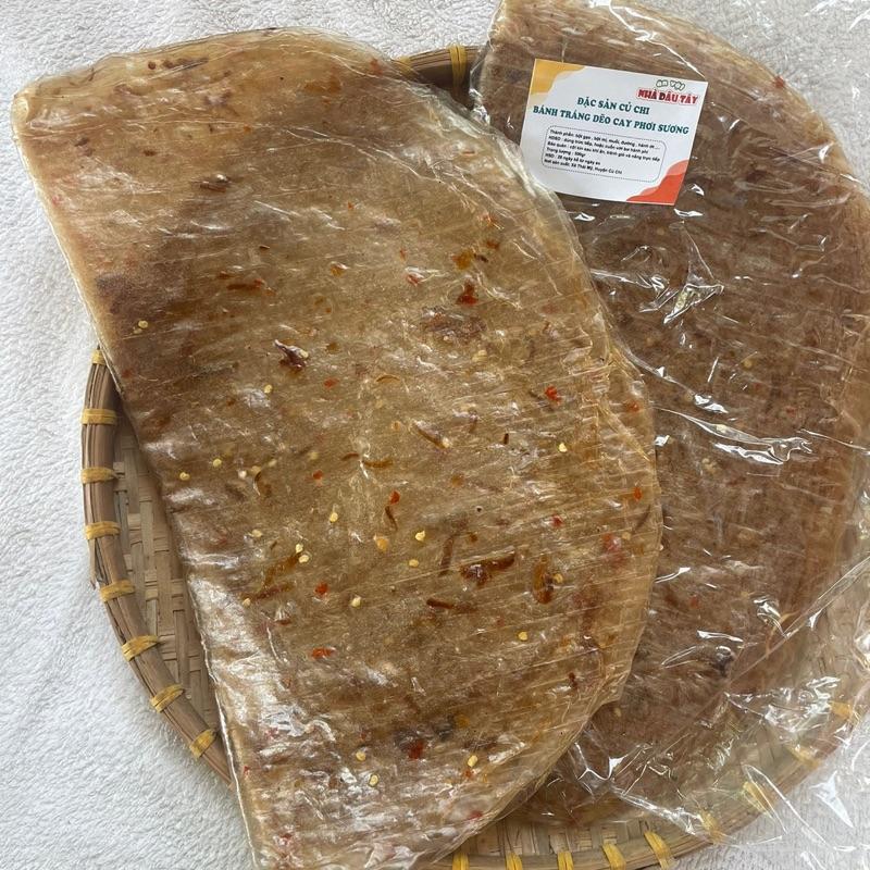 Bánh tráng phơi sương me hành phi 500gr