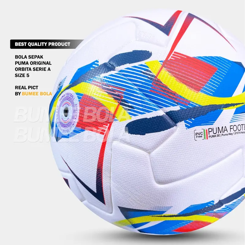 PUMA Bola Sepak ORBITA SERIE A | Size 5 | Bola Sepak Original Import Press 2
