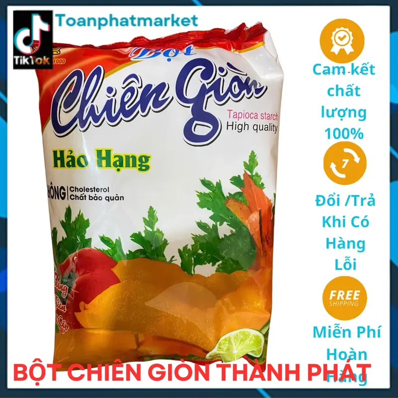 Bột chiên giòn 1Kg Thành Phát loại hảo hạng chính hãng giá gốc, bột làm bánh, Bột chiên giòn