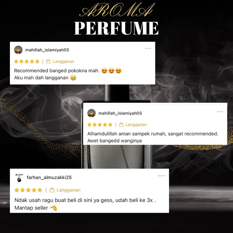 AROMA PARFUM - Vanilla susu parfum unisex Tahan Lama 24 Jam pria dan wanita | eu de perfume Perfume Elegan 3