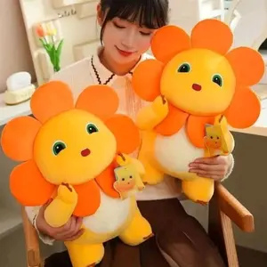 Dino nailong Bunga matahari XL Ukuran 55 cm Doll