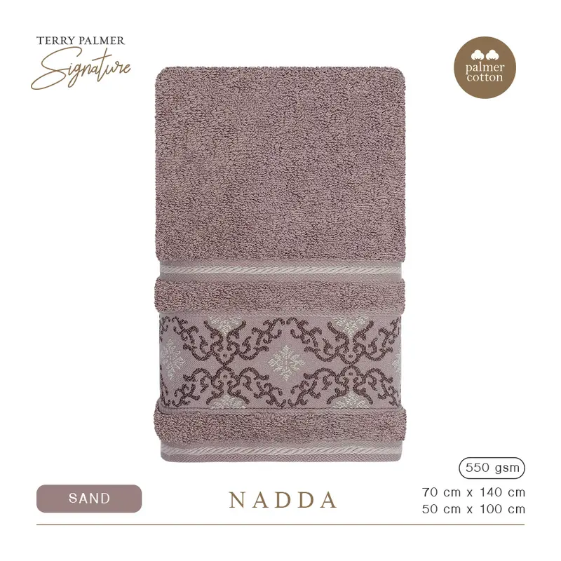 Handuk Terry Palmer Signature - Nadda - Handuk Mandi 70 x 140cm / 50 x 100cm / Handuk Wajah / Handuk Seserahan / Kado / Hadiah 4
