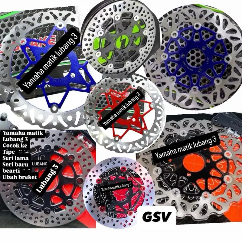 Piringan Mio J 3Baut CAKRAM MIO J 260MM DISC MIO J MODEL PSM MIO J MIO GT MIO M3 MIO Z MIO SOUL  DLL - GSV AUTOCARE Motor