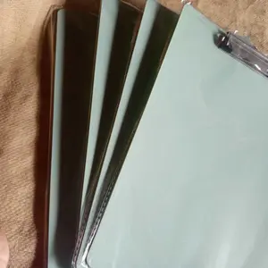Clipboard A4 warna pastel ATK Papan Jalan fleksibel ringan Papan Ujian folio bisa digantung aesthetic anti air Clip board clipfolder test board plastik Map dokumen jepitan penyimpanan kertas Organizer file sekolah kantor pelajar