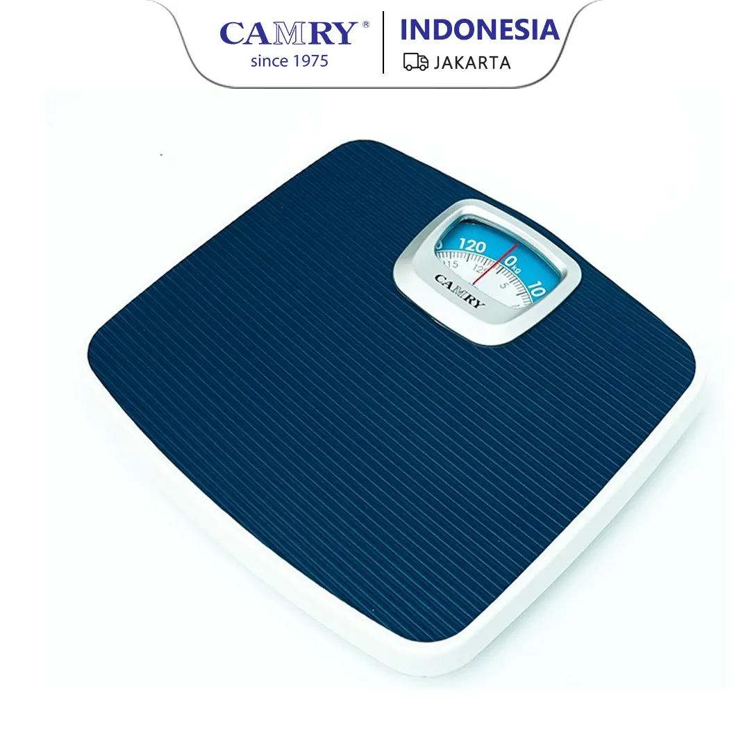 Camry Timbangan Badan Mekanik / Timbangan Jarum 130kg - Akurasi Tinggi, Anti Slip untuk Keluarga