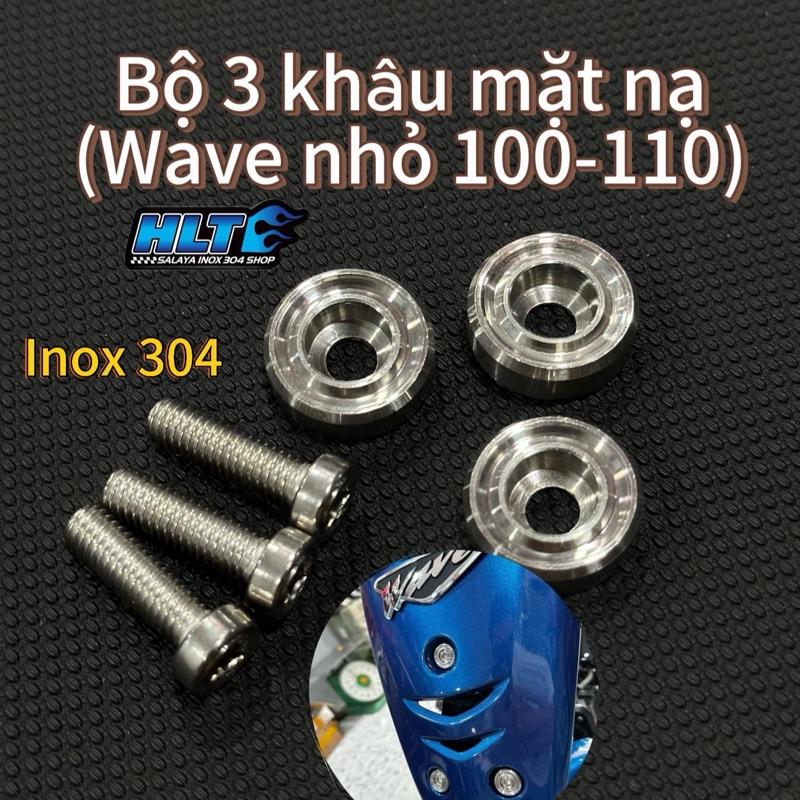   HLT  Bộ 3 Khâu Gắn Mặt Nạ  Wave Nhỏ 100-110  Không Dùng Gắn Rổ Chất Liệu Inox304 