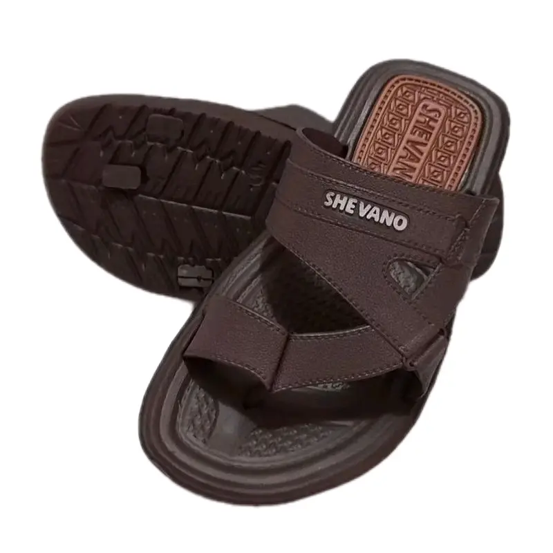 Sandal Pria Skyrublle SHEVANO SL 228 - Hitam/Coklat (Ukuran 39-44) Alas Kaki, Fashion Sendal Karet