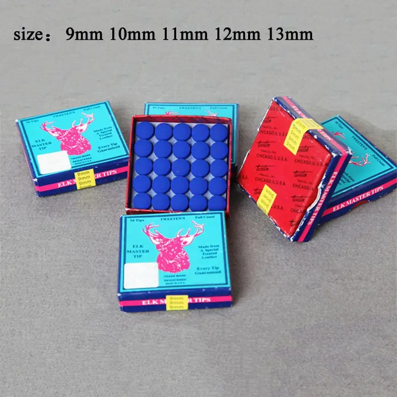 Đầu Cơ Bida, 20 Chiếc, 10 / 12 / 13Mm, Độ Cứng M, Thích Hợp Cho Bi-a Và Bi Da, Phụ Kiện Đầu Gậy 4