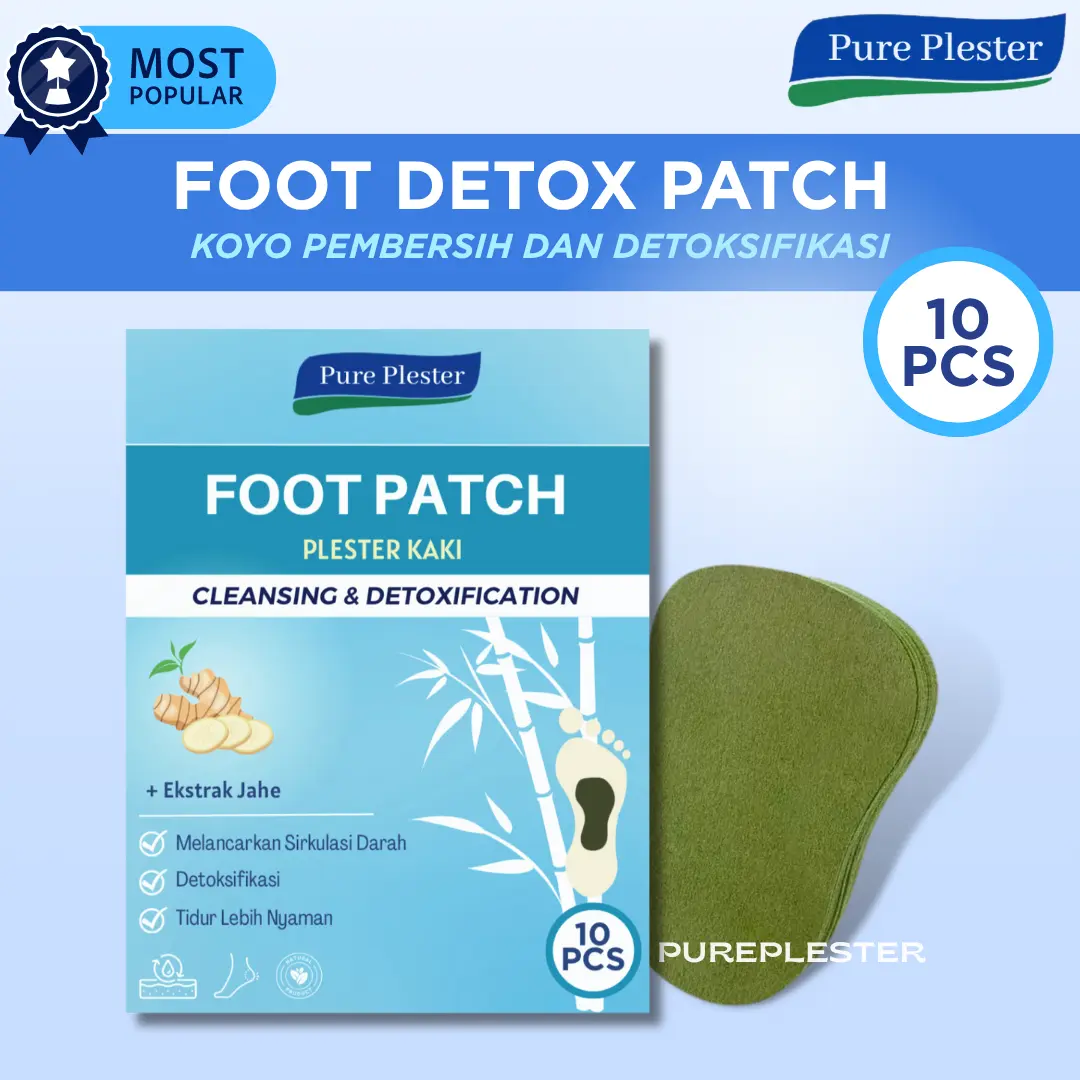 1 PACK] Foot Detox Koyo Detoksifikasi / Pereda Nyeri / Pereda Stress