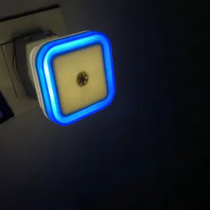 Lampu tidur night/Sleep Mini lamp dekorasi hias kotak LED otomatis sensor cahaya