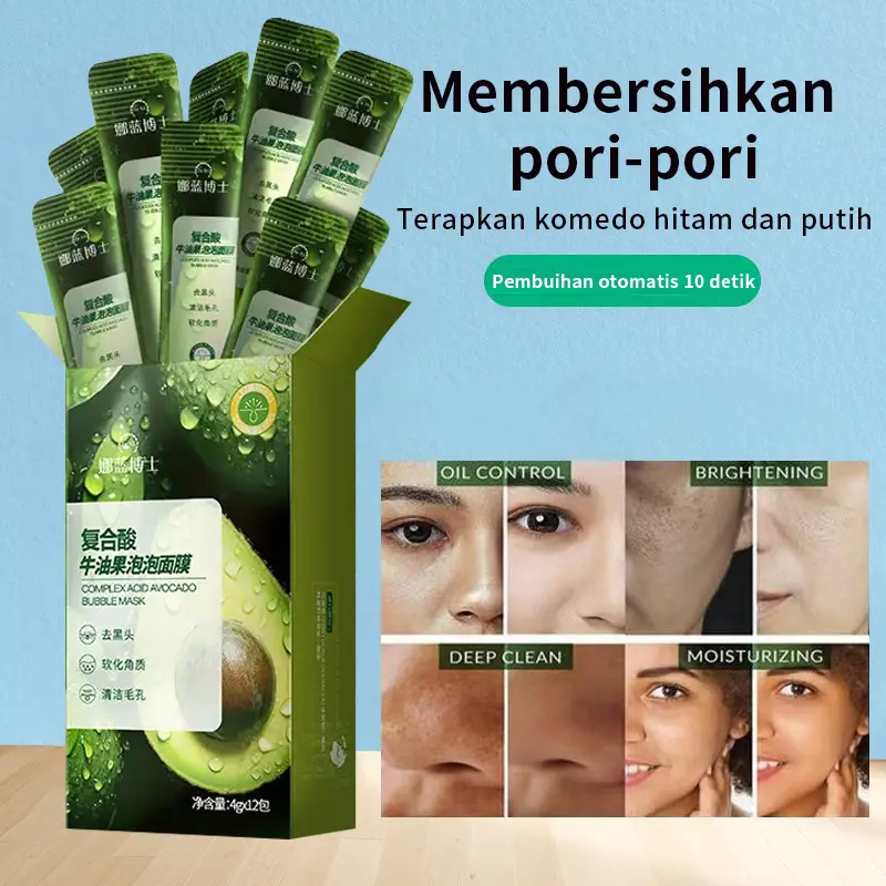 Topeng Muka Buih, Melembapkan, MenambahKelembapan, Mengecilkan Liang Pori,Membersihkan Bintik Hitam Secara MendalamBerbuih Sendiri, Sesuai untuk Kegunaan Muka 0