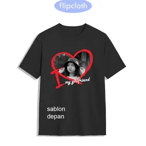 kaos custom bucin - Kaos Custom Foto Pacar Kado Ultah Katun