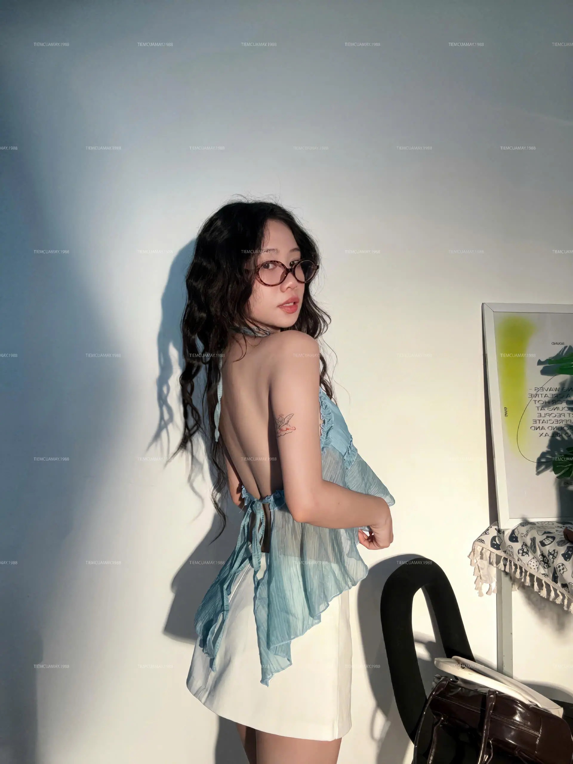 SIREN CROPTOP - ( KHÔNG MÚT) Áo 2 Dây Cổ Yếm Hở Lưng Chất Lụa Tơ Mềm Mại Quyến Rũ Cuốn Hút | BigBuy360 - bigbuy360.vn