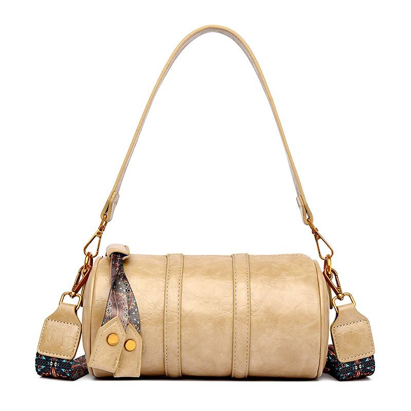 Tas Wanita Retro Baru 2025 Tas Bahu Serbaguna Desain Ceruk Kelas Atas Tas Silinder Mewah Ringan Multifungsi untuk Berbagai Kegunaan Tas Wanita Retro Baru 2025 Tas Bahu Serbaguna Desain Ceruk Kelas Atas Tas Silinder Mewah Ringan Multifungsi untuk Berbagai Kegunaan