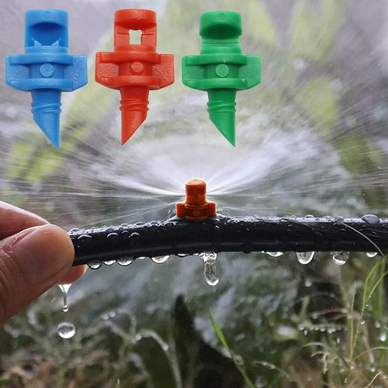 Đầu phun tưới nhỏ giọt điều chỉnh được 90/180/360 độ cho cây trái, hệ thống…