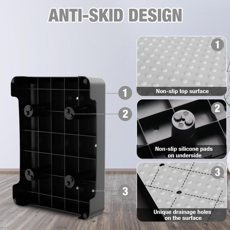 Mobility One Step Stool, Non-Slip Step Platform Indoor and Outdoor, Portable Step Riser for Adults & Seniors, Safety Step 6