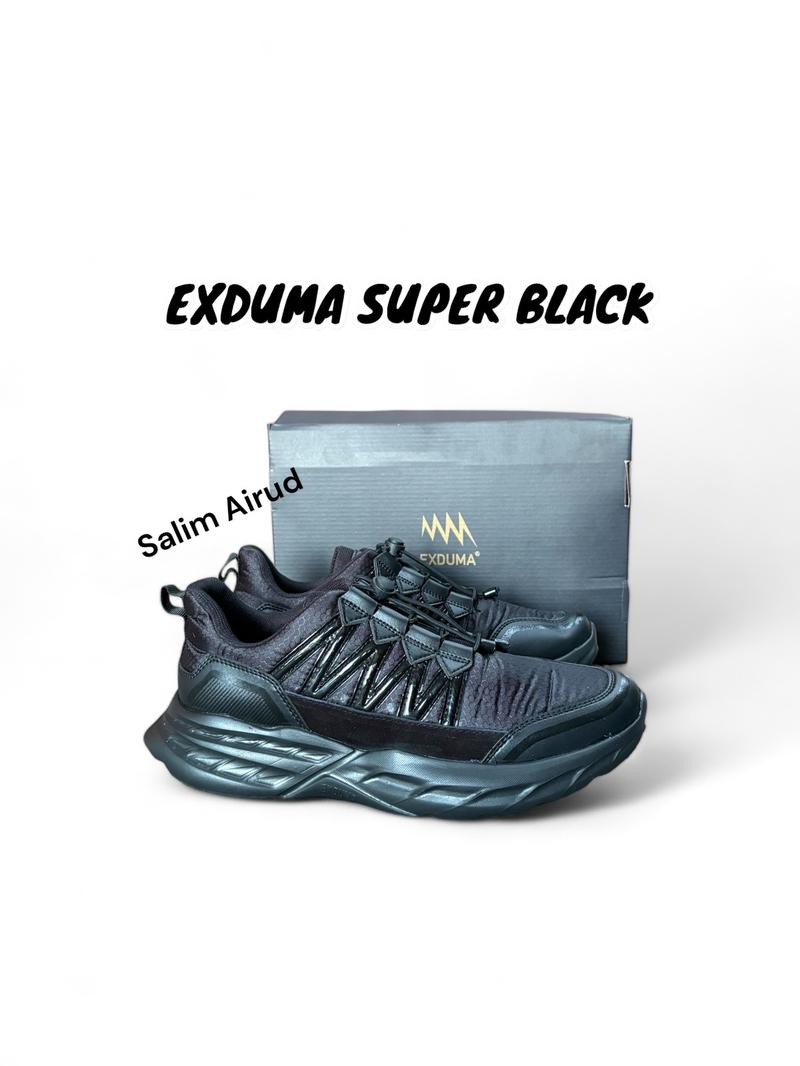 Product Introduction of Sepatu exduma speedpro sepatu kets running - sepatu olahraga hitam motif unik 6