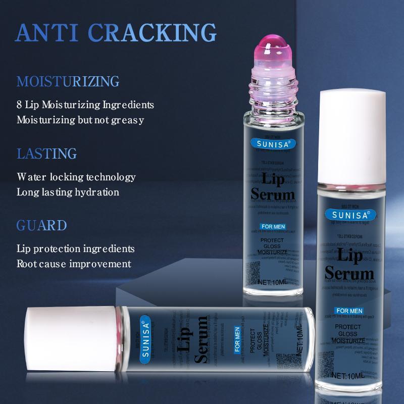 Product Introduction of “Hydrating Lip Serum for Men – 8H Long-Lasting Moisture & Protection | Non-Greasy, Fast-Absorbing & Glossy Finish | Nourishing, Repairing & Anti-Cracking Formula for Soft, Smooth & Healthy Lips – 2 x 10ml” 5