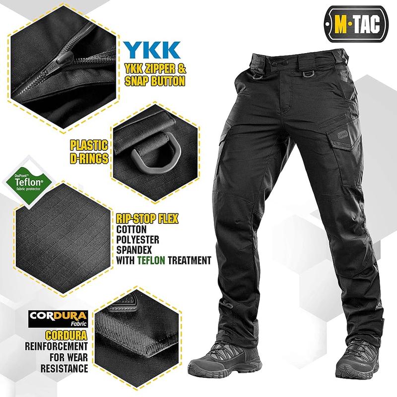 Celana Panjang Polos Mtac Premium / Celana Katun Pria / Celana Kerja / Celana joger Hitam 2