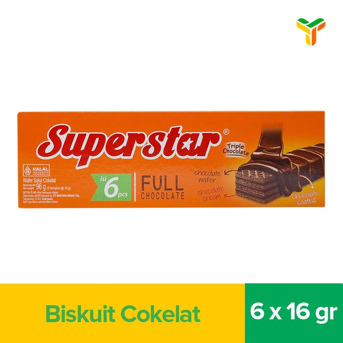 Gambar Roma Superstar Triple Chocolate 6X16G dari Yogya Online Kota Bandung Tokopedia