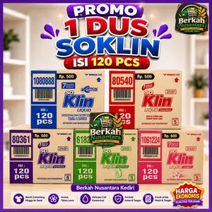 1 DUS Soklin Liquid 500an isi 120 Pcs varian Random Termurah